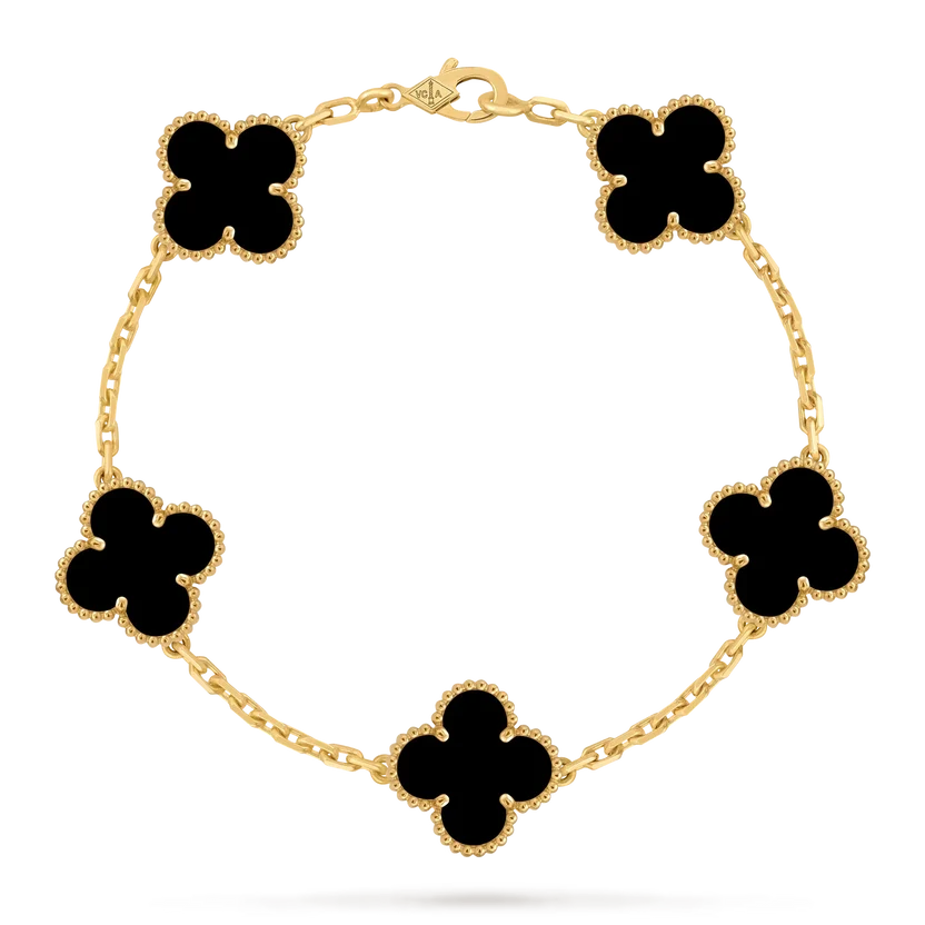 VAN CLEEF DORADA CON NEGRO