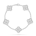 VAN CLEEF PLATA CON ZIRCONIAS
